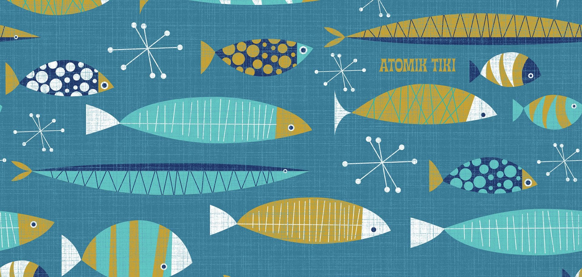 Mid-century modern fish design